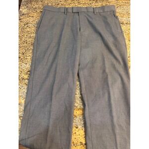 Banana Republic Mens Tailored Fit Grey Dress Pants Trousers 38x31.5" Grey